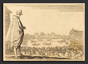 Jacques Callot (French, 1592 - 1635), Piazza Santa Maria Novella, Florence, c. 1622, etching