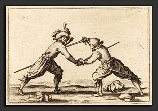 Jacques Callot (French, 1592 - 1635), Duel with Swords, c. 1622, etching