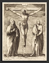 Jacques Callot (French, 1592 - 1635), Virgin and Saint John at the Foot of the Cross, 1608-1611,
