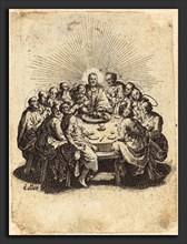 Jacques Callot (French, 1592 - 1635), The Last Supper, 1618, etching