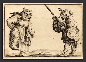 Jacques Callot (French, 1592 - 1635), Dancers with Lute, c. 1617, etching