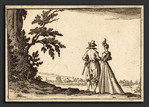 Jacques Callot (French, 1592 - 1635), The Promenade, c. 1617, etching