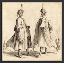 Jacques Callot (French, 1592 - 1635), Two Turks, 1617 and 1621, etching