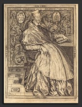 Jean de Gourmont I (French, active 1506-1551), Cardinal Charles de Bourbon, engraving