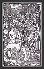 Probably French 16th Century, The Martyrdom of a Saint, woodcut
