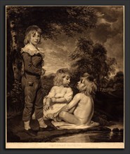 James Ward after John Hoppner (British, 1769 - 1859), Children Bathing (The Hoppner Children),