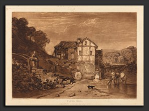 Joseph Mallord William Turner and Robert Dunkarton (British, 1775 - 1851), Water Mill, published