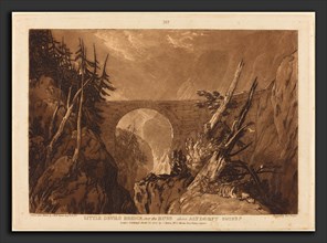 Joseph Mallord William Turner and Charles Turner (British, 1773 - 1857), Little Devil's Bridge,