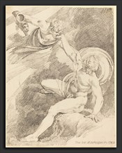 Henry Fuseli (Swiss, 1741 - 1825), The Rape of Ganymede, 1804, crayon lithograph