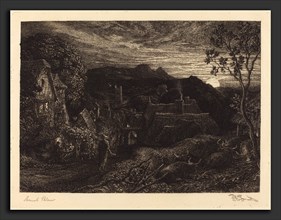 Samuel Palmer (British, 1805 - 1881), The Bellman, in or before 1879, etching