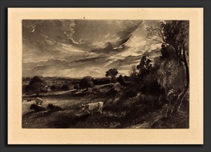 David Lucas after John Constable (British, 1802 - 1881), Summer Evening, in or after 1829,