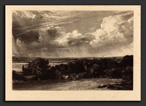 David Lucas after John Constable (British, 1802 - 1881), A Summerland, in or after 1829, mezzotint
