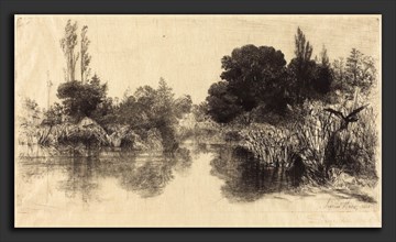 Francis Seymour Haden (British, 1818 - 1910), Shere Mill Pond (The Larger Plate), in or after 1860,