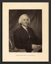 William Holl I after John Opie (British, 1771 - 1838), Abraham Rees, published 1811, stipple