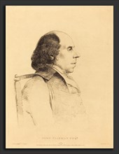William Daniell after George Dance II (British, 1769 - 1837), John Flaxman, 1796, lithograph