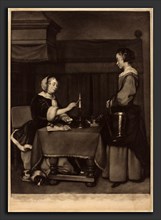 James Watson after Gabriel Metsu (British, 1719 - 1804), The Female Correspondent, 1771, mezzotint