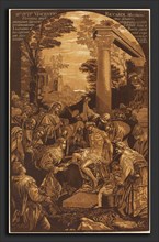 John Baptist Jackson after Leandro Bassano (English, 1701 - c. 1780), The Raising of Lazarus, 1742,
