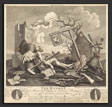 William Hogarth (English, 1697 - 1764), Tailpiece, or The Bathos, 1764, etching and engraving