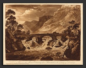 Paul Sandby (British, 1731 - 1809), Pont-y-Pair over the River Conway above Llanrwst in the County