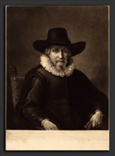 Richard Houston after Rembrandt van Rijn (Irish, 1721 - 1775), The Burgomaster, c. 1760, mezzotint