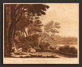 Richard Earlom after Claude Lorrain (British, 1743 - 1822), Landscape No. 15 from "Liber
