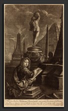 Isaak Beckett after Simon du Bois (English, 1653 - 1715 or 1719), Adrian Beverland, c.1686,