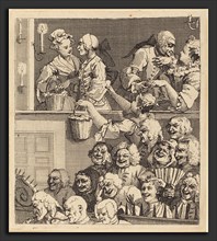 William Hogarth (English, 1697 - 1764), The Laughing Audience, 1733, etching