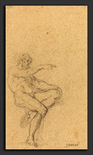 Francesco Solimena (Italian, 1657 - 1747), Midas, black chalk on laid paper