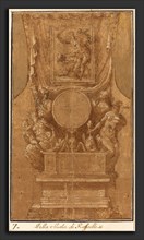 Francesco Salviati (Italian, 1510 - 1563), Design for an Altar, pen and brown ink with brown wash