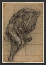 Lattanzio Gambara (Italian, c. 1530 - 1574), Study for a Prophet, 1567-1573, black chalk with white