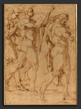 Baccio Bandinelli (Italian, 1488-1493 - 1560), Triumphal Procession, pen and brown ink on laid