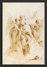 Giovanni Battista Tiepolo (Italian, 1696 - 1770), Saint Mary Magdalene Lifted by Angels, c. 1740,