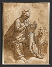 Peter Candid after Heinrich Aldegrever after Georg Pencz (Flemish, c. 1548 - 1628), Saint Mark the