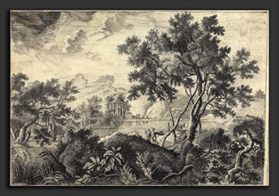 Attributed to Frédéric de Moucheron (Netherlandish, 1633 - 1686), Classical Landscape with a