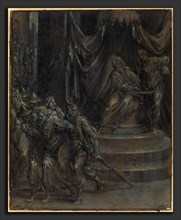 Dirck Barendsz (Dutch, 1534 - 1592), Pilate Washing His Hands as Christ Is Led Away, probably