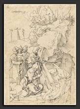 Albrecht DÃ¼rer (German, 1471 - 1528), The Entombment, 1504, pen and gray ink on laid paper