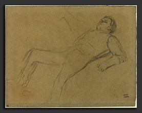 Edgar Degas (French, 1834 - 1917), Fallen Jockey (study for "Scene from the Steeplechase: The