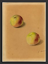 Edouard Manet (French, 1832 - 1883), Two Apples, 1880, watercolor over graphite on wove paper