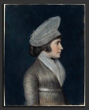 Attributed to Ellen Sharples (British, 1769 - 1849), Mrs. John Bard, pastel