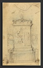 John Flaxman (British, 1755 - 1826), Design for the Tomb of Dr. Joseph Warton, probably c. 1804,