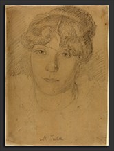 John Flaxman (British, 1755 - 1826), Mrs. Tulk, graphite on laid paper
