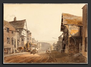 John Varley (British, 1778 - 1842), Conway in North Wales, 1803, watercolor over graphite on wove