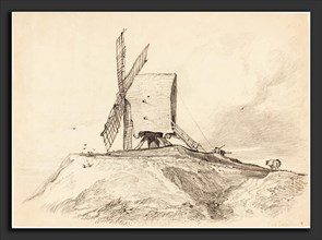 Attributed to John Sell Cotman (British, 1782 - 1842), Eye Mill in Suffolk, graphite on wove paper