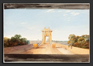 Attributed to James Bulwer (British, 1794 - 1879), Clifton Suspension Bridge near Bristol,