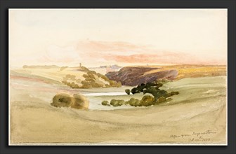 James Bulwer (British, 1794 - 1879), Clifton from Kingsweston, 1830, watercolor over graphite