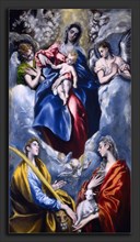 El Greco (Domenikos Theotokopoulos) (Greek, 1541 - 1614), Madonna and Child with Saint Martina and