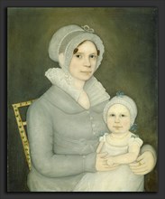Frederick W. Mayhew, Mrs. John Harrisson and Daughter, American, 1785 - 1854, c. 1823, oil on