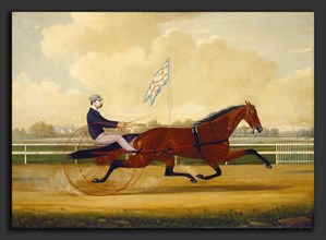 Charles S. Humphreys, Budd Doble Driving Goldsmith Maid at Belmont Driving Park, American, 1818 -