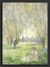 Claude Monet (French, 1840 - 1926), Woman Seated under the Willows, 1880, oil on canvas