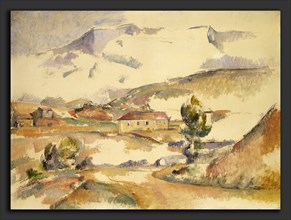 Paul Cézanne, Montagne Sainte-Victoire, from near Gardanne, French, 1839 - 1906, c. 1887, oil on